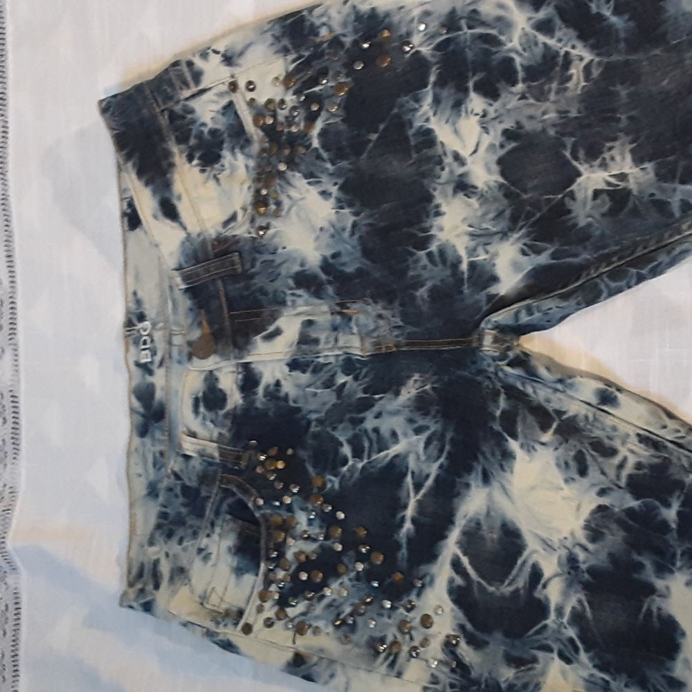 *  BDG MID RISE TWIG ANGLE TYE DYE 27X29